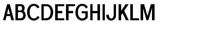 Foermality Condensed Regular Font UPPERCASE