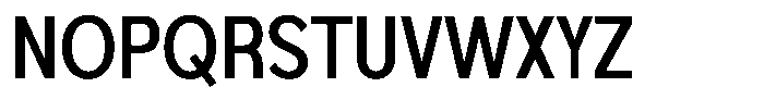 Foermality Condensed Regular Font UPPERCASE