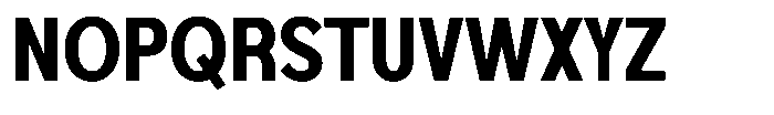Foermality Condensed Semi Bold Font UPPERCASE