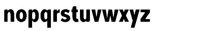 Foermality Condensed Semi Bold Font LOWERCASE