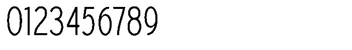 Foermality Condensed Thin Font OTHER CHARS