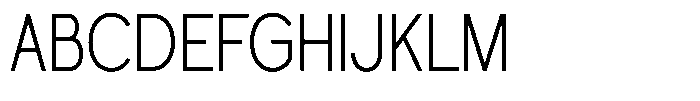 Foermality Condensed Thin Font UPPERCASE