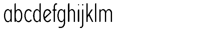 Foermality Condensed Thin FONT