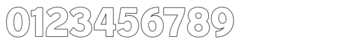 Foermality Extra Bold Sans Serif Outline Font OTHER CHARS