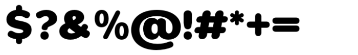 Foermality Rounded Black Font OTHER CHARS