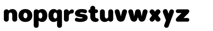 Foermality Rounded Black Font LOWERCASE