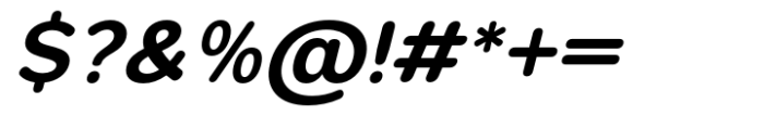 Foermality Rounded Bold Italic Font OTHER CHARS