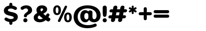 Foermality Rounded Extra Bold Font OTHER CHARS