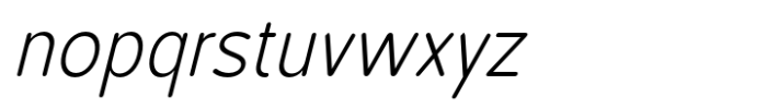 Foermality Rounded Italic Font LOWERCASE