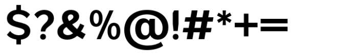 Foermality Sans Serif Bold Font OTHER CHARS