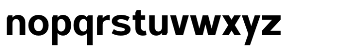 Foermality Sans Serif Bold Font LOWERCASE