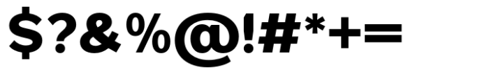 Foermality Sans Serif Extra Bold Font OTHER CHARS