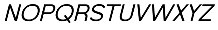 Foermality Sans Serif Medium Italic Font UPPERCASE
