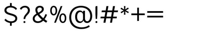 Foermality Sans Serif Medium Font OTHER CHARS