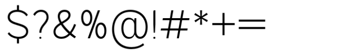 Foermality Sans Serif Regular Font OTHER CHARS
