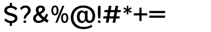 Foermality Sans Serif Semi Bold Font OTHER CHARS