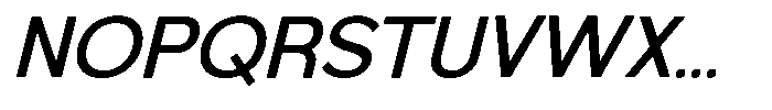 Foermality Sans Variable Foermality Sans Thin Italic Font UPPERCASE