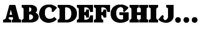 Foermality Serif Black Font UPPERCASE