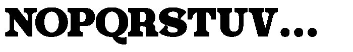 Foermality Serif Black Font UPPERCASE