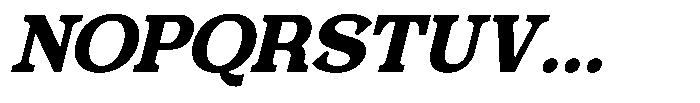 Foermality Serif Bold Italic Font UPPERCASE
