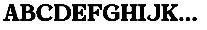 Foermality Serif Bold Font UPPERCASE