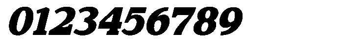Foermality Serif Extra Bold Italic Font OTHER CHARS
