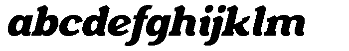 Foermality Serif Extra Bold Italic FONT