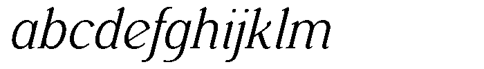Foermality Serif Extra Light Italic FONT