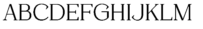 Foermality Serif Extra Light Font UPPERCASE