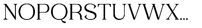 Foermality Serif Extra Light Font UPPERCASE