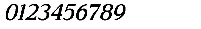 Foermality Serif Italic Font OTHER CHARS
