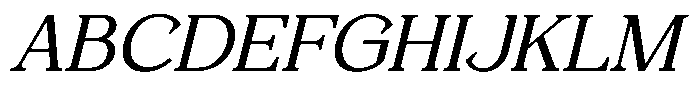 Foermality Serif Light Italic Font UPPERCASE
