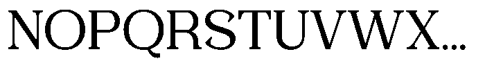 Foermality Serif Light Font UPPERCASE