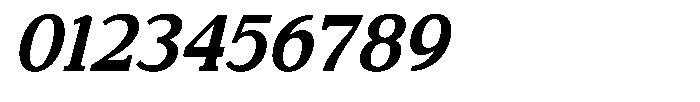 Foermality Serif Medium Italic Font OTHER CHARS