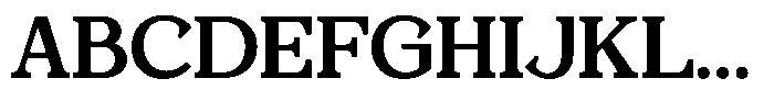 Foermality Serif Medium Font UPPERCASE