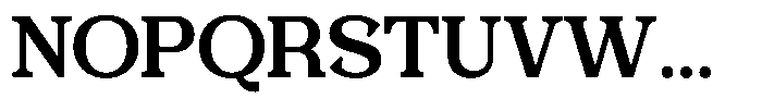 Foermality Serif Medium Font UPPERCASE