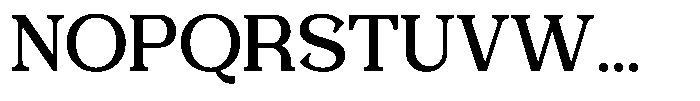 Foermality Serif Regular Font UPPERCASE