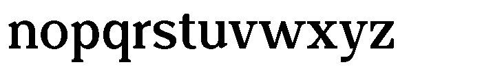 Foermality Serif Regular Font LOWERCASE