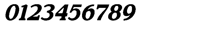 Foermality Serif Semi Bold Italic Font OTHER CHARS