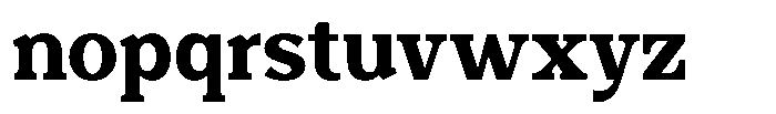 Foermality Serif Semi Bold Font LOWERCASE