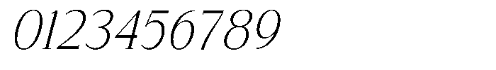 Foermality Serif Thin Italic Font OTHER CHARS