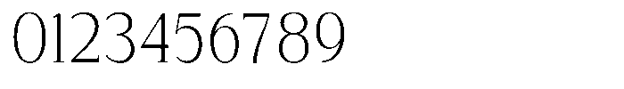 Foermality Serif Thin Font OTHER CHARS
