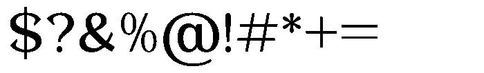 Foermality Serif Variable Foermality Serif Thin Font OTHER CHARS