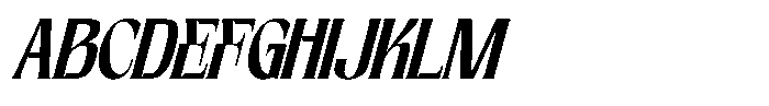 Foga Italic Font UPPERCASE