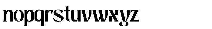 Foga Regular Font LOWERCASE