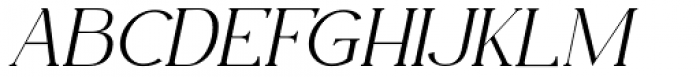 Fogie Thin Italic Font UPPERCASE