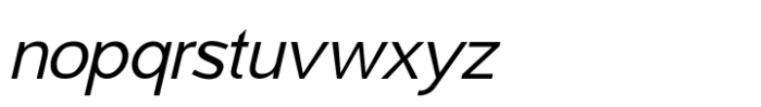 Fogler Regular Italic Font LOWERCASE
