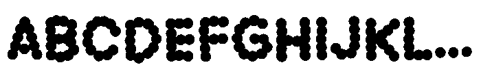 Fogus Round Font UPPERCASE