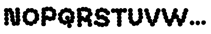Fogus Round Font UPPERCASE
