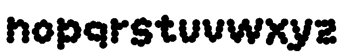 Fogus Round Font LOWERCASE